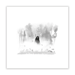 Misie - Mgła - Print - 23x23 cm