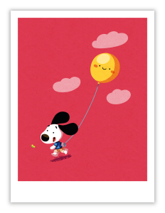 Print "Piesek" 30x40 cm